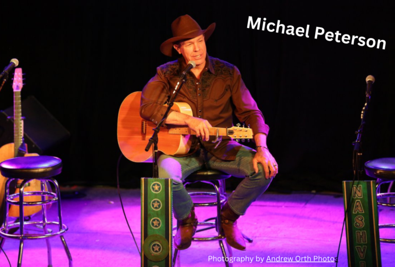 Michael Peterson with guitar